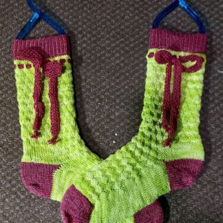 Myra Kness Grinch Socks