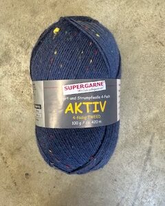 Aktiv 100g Tweed Gray-Blue