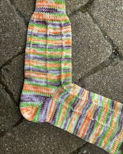 CSM Slipped Stitch Socks by Rosalyn Keys