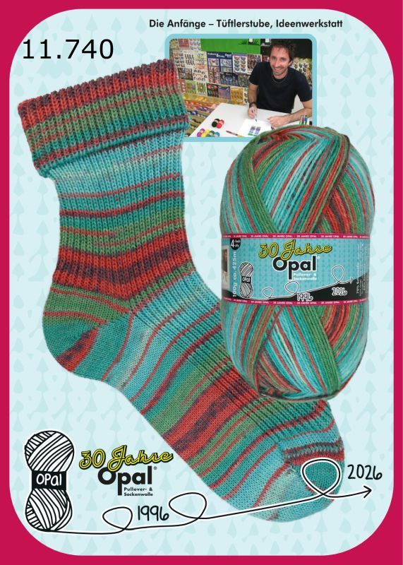 OPAL YARN 1000g CONE 30JAHRE 11740 1 OPAL YARN 1000g CONE 30JAHRE 11740